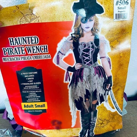 Halloween Costume Haunted Pirate Wench Adult S - Picture 1 of 5